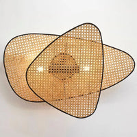 Applique Murale en Bambou Style Chinois