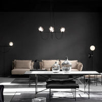 Lustre en verre pour villa duplex et magasin de vêtements