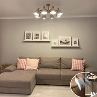 Lustre en bois massif moderne pour plafond d'hôtel