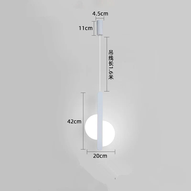 Suspension nordique design minimaliste contemporain