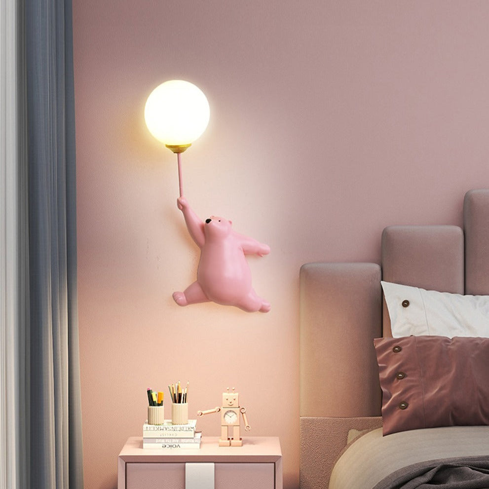 Applique murale enfant Ours Polaire Maverick