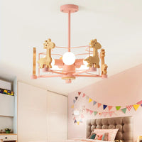 Suspension LED Étoile Bois Diamond