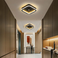 Plafonnier LED avec détecteur de mouvement PIR, parfait pour l'intérieur.