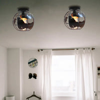 Plafonnier Globe Cage Moderniste