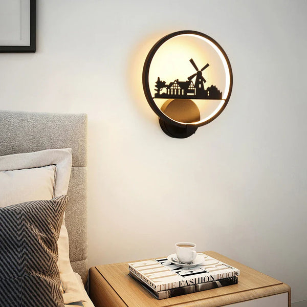Applique nordique LED ronde : le mariage parfait pour petits et grands