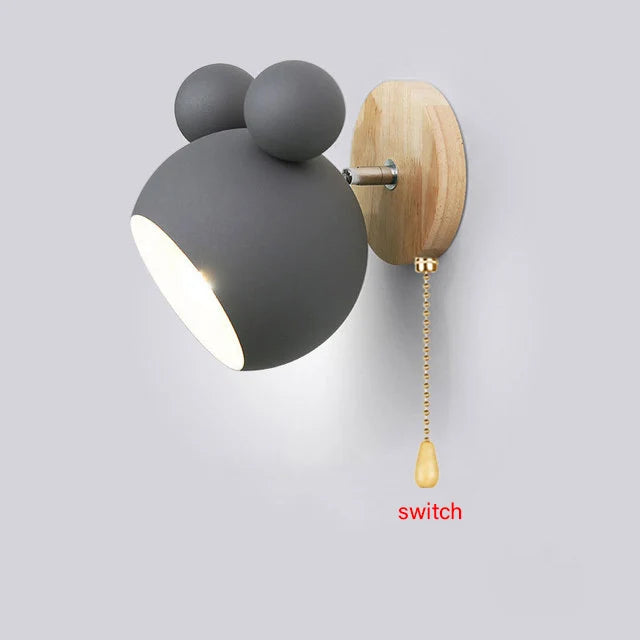 Applique murale Mickey Style - Lampe Murale Colorée pour Cuisine et Restaurant