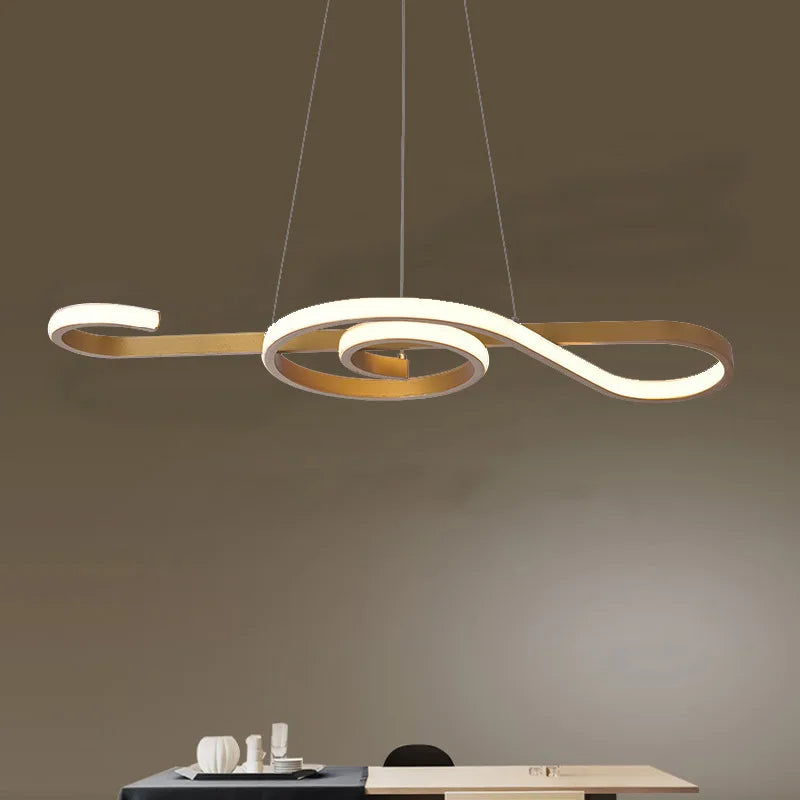 Lustre Nordique Moderne LED pour Décoration Intérieure - Élégance Scandinave