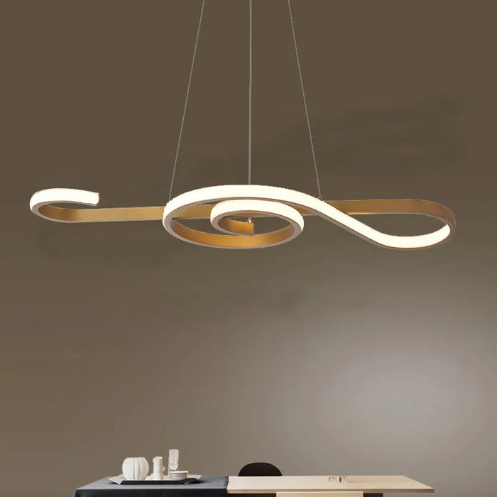 Lustre Nordique Moderne LED pour Décoration Intérieure - Élégance Scandinave