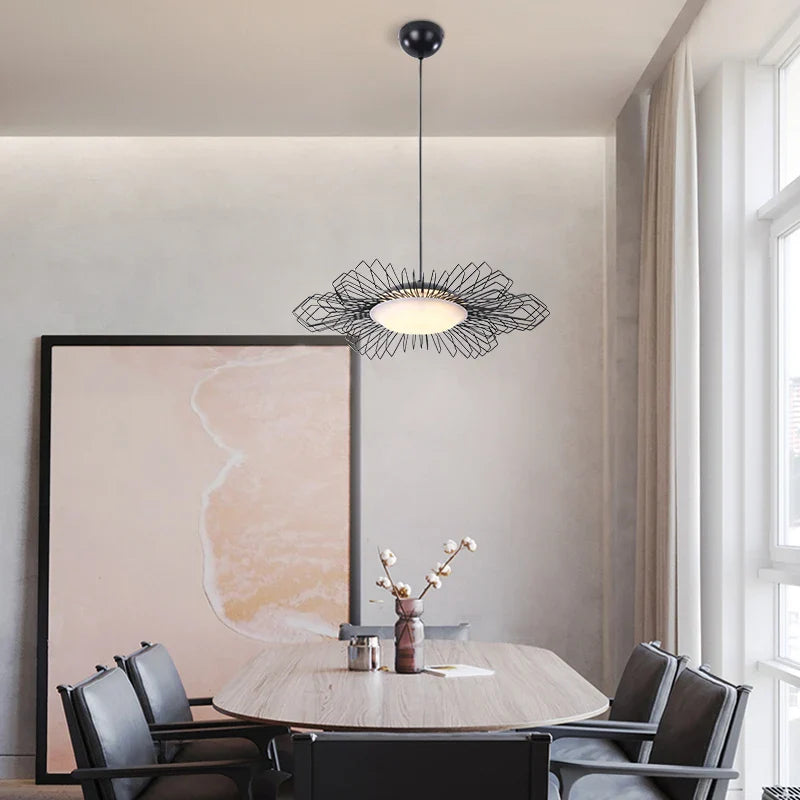 Suspension Design Nordique - Ligne Artistique - Lampe Luminaire Décoratif