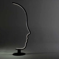 Lampadaire Led nordique "Visage Illuminé"