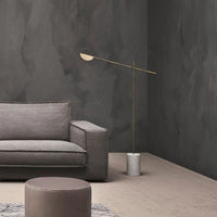 Lampadaire LED Vintage Nordique en Fer Forgé et Marbre - Luminance Scandinave