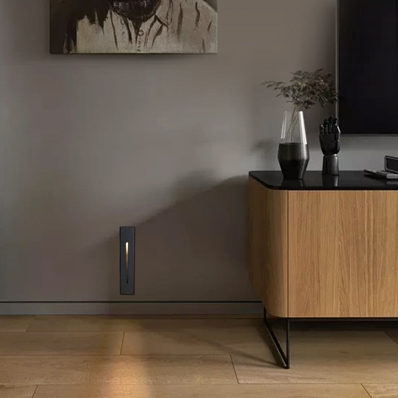 Applique murale LED imperméable Lorga - Luminosité en intérieur et extérieur