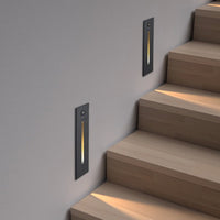 Applique murale LED imperméable Lorga - Luminosité en intérieur et extérieur