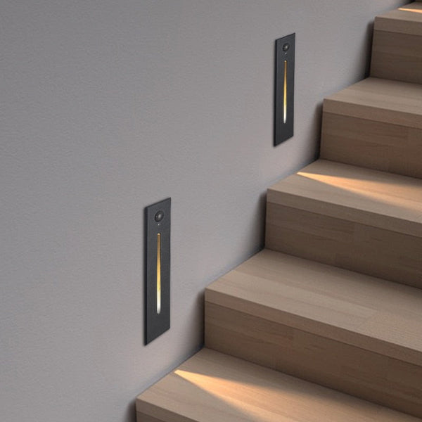 Applique murale LED imperméable Lorga - Luminosité en intérieur et extérieur