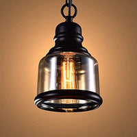 Suspension vintage en verre style industriel pour bouteille de vin