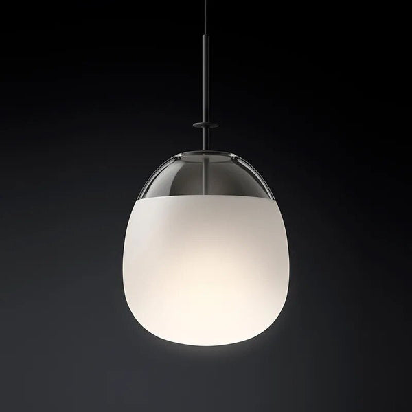 Suspension Lumineuse en Verre Unique