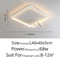 Lustre LED moderne pour une décoration lumineuse intérieure