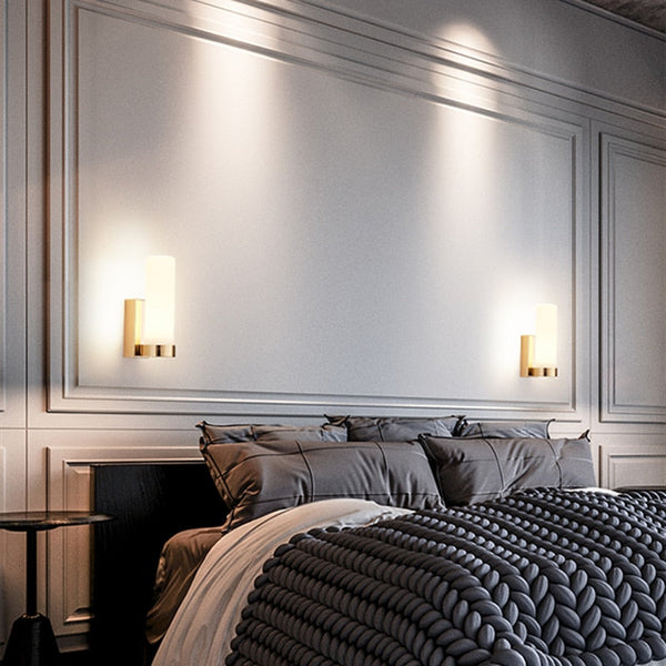 Applique murale LED design en verre Markle