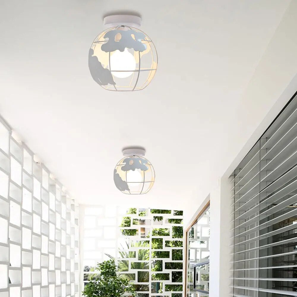 Plafonnier Loft Ombre Métallique