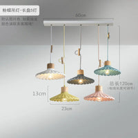 Suspension LED en ciment design nordique