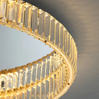 Plafonnier LED doré de luxe