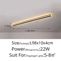 Luminaire Suspendu LED Acrylique Minimaliste Moderne - Collection Lumin'Art