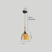 Suspension LED Alvaro Glass