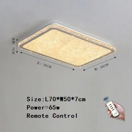 Suspension Moderna en Acier Inoxydable avec LED et Télécommande