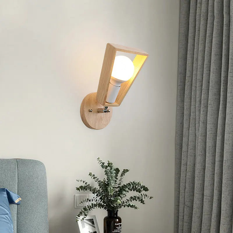 Applique murale nordique en bois naturel - Collection Scandinave