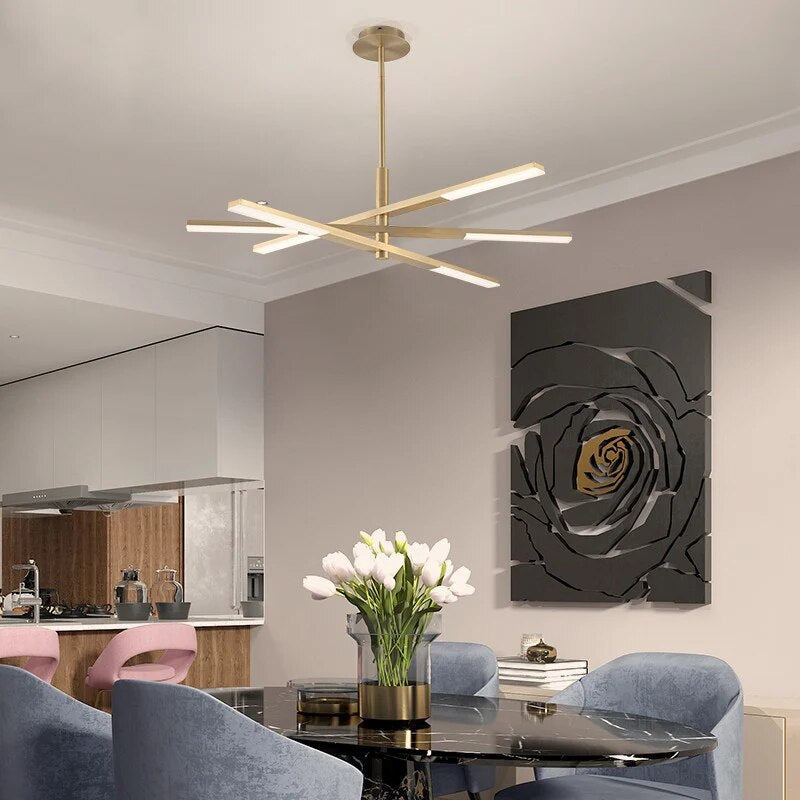 Lustre Rotatif Luxe pour Salle à Manger