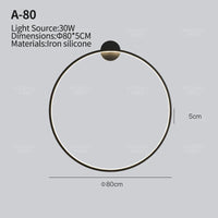 Applique murale minimaliste pour un salon tendance
