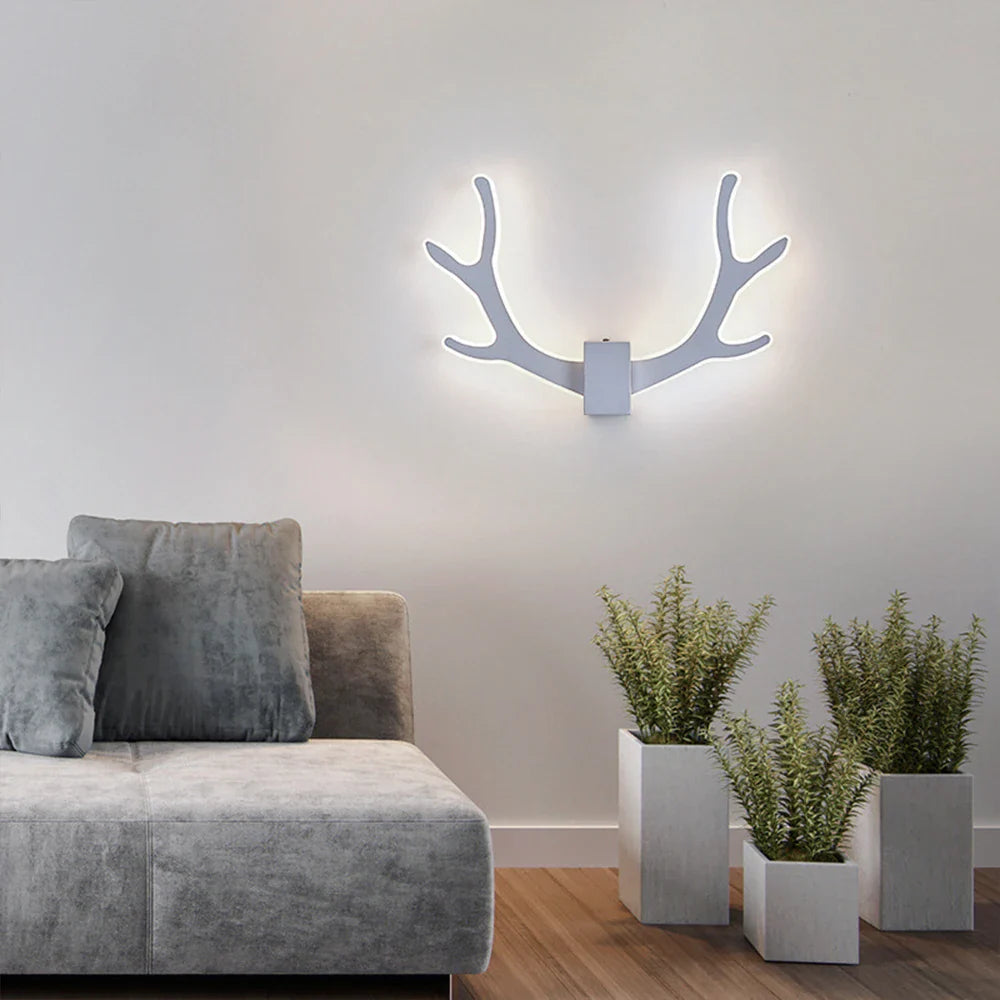 Lustre LED Bois Blanc Intérieur