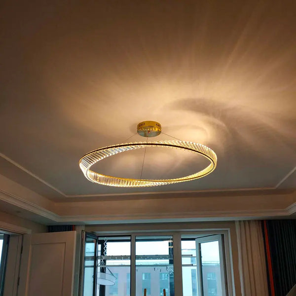 Lustre LED Cristal Luxe Moderne Design