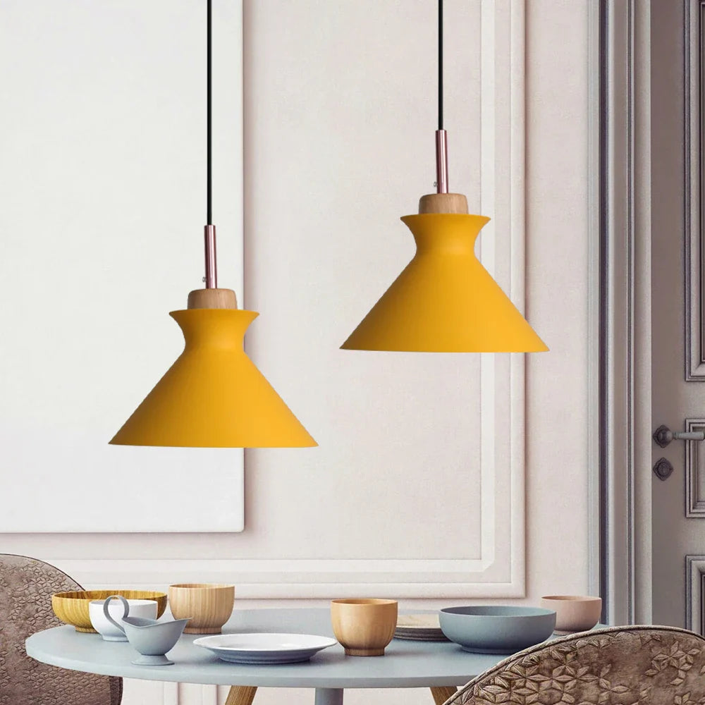 Suspension LED moderne pour un éclairage nordique tendance - Cuisine Salon Maison Salle à manger Bar - Luminaires Déco E27