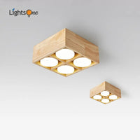 Plafonnier Downlight Japonais - Grille Audacieuse