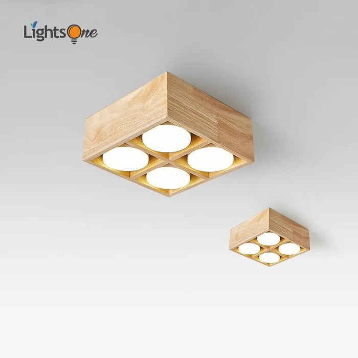 Plafonnier Downlight Japonais - Grille Audacieuse