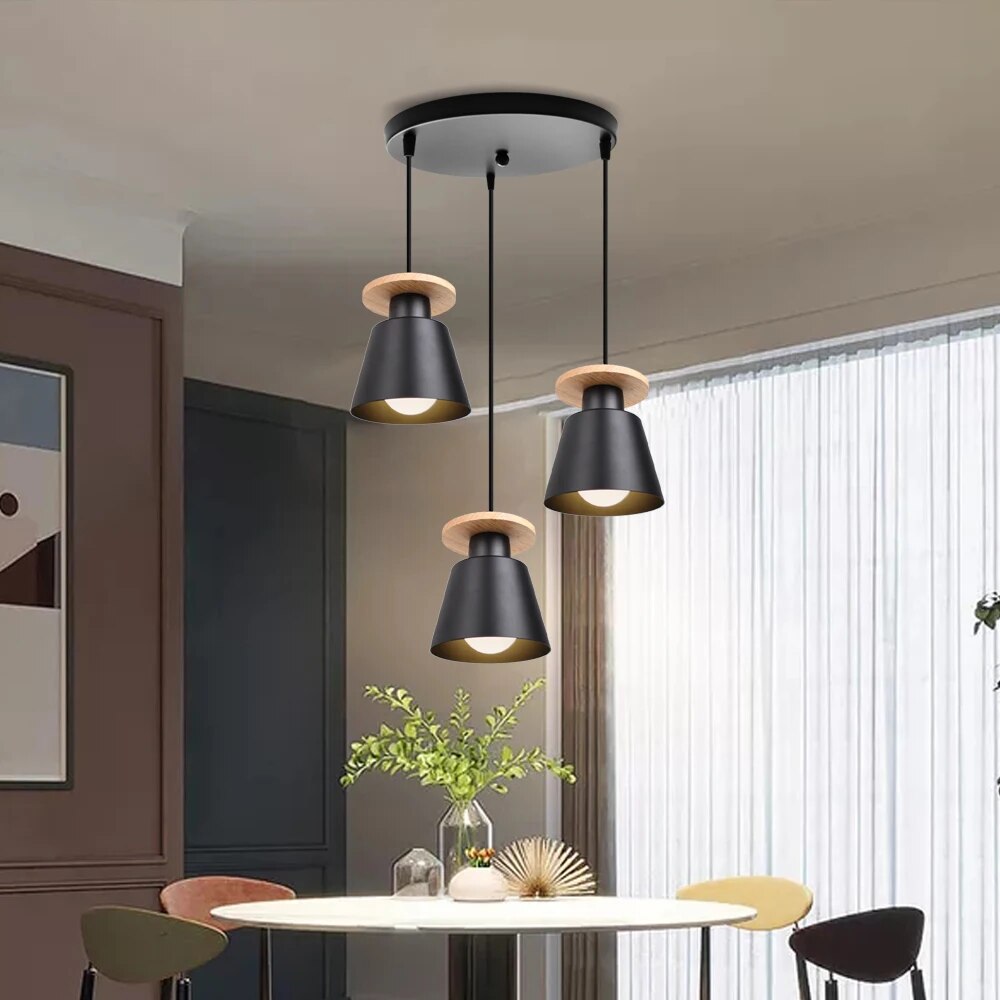 Suspension bois nordique modernisé