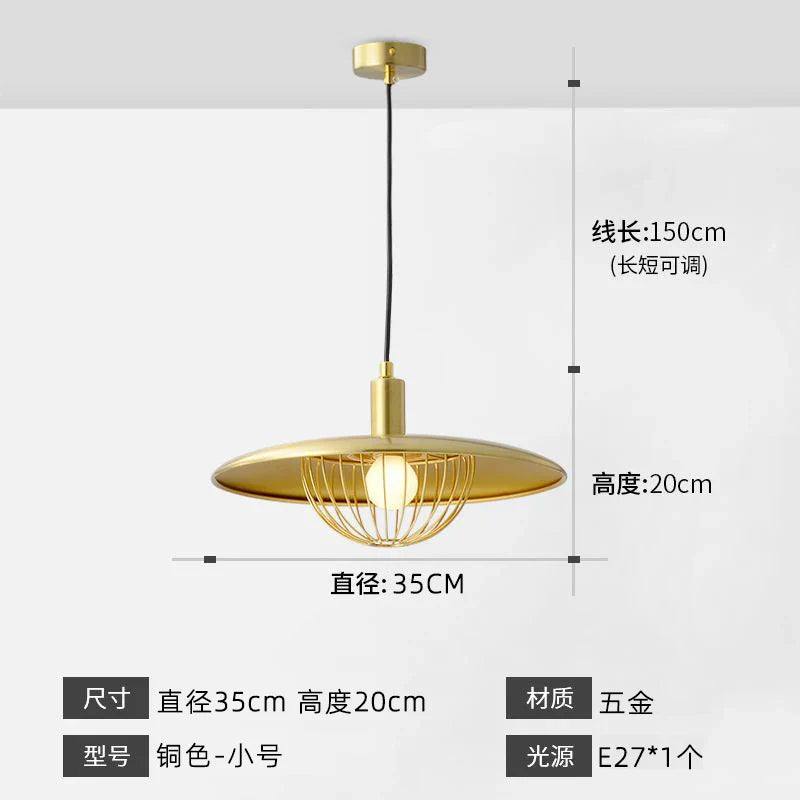 Suspension Nordik™ décorative en fer avec LED intégrée