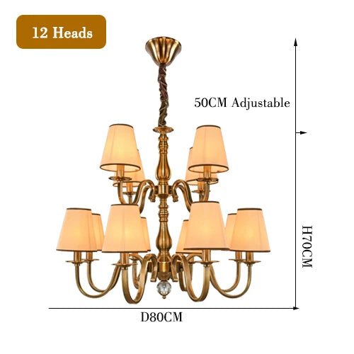 Lustre de luxe classique élégant