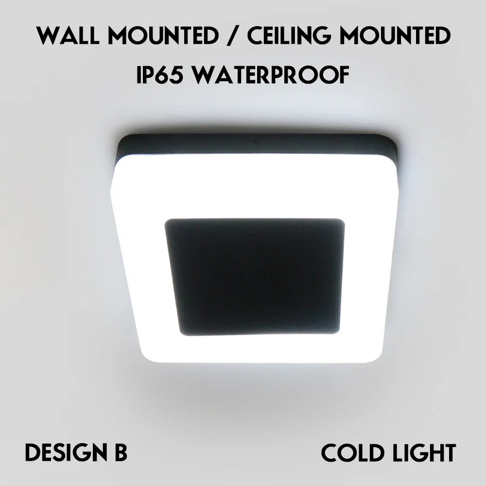 Applique Murale Extérieure en Aluminium IP65 avec Capteur de Mouvement