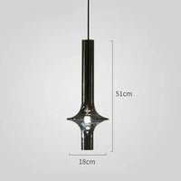 Suspensions contemporaines en verre de luxe nordique
