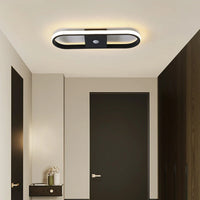 Plafonnier LED avec détecteur de mouvement PIR, parfait pour l'intérieur.