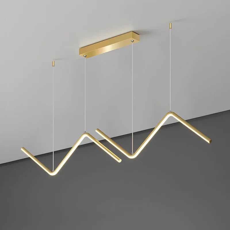 Lustre nordique en suspension LED pour une décoration intérieure élégante