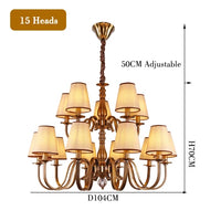 Lustre de luxe classique élégant
