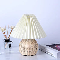 Lampe de table plissée coréenne - Élégance abordable