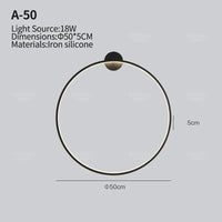 Applique murale minimaliste pour un salon tendance