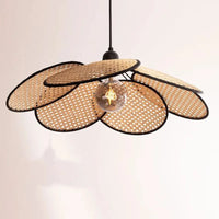 Lustre Créatif en Rotin Bambou Osier Design Handmade