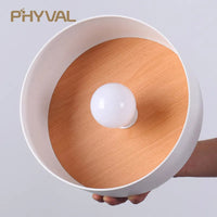 Plafonnier LED Nordica Noir/Blanc