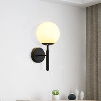 Applique murale nordique en verre luxueux, motif d'eau forgée