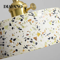 Suspension Luminaire Ciment Blanc Nordique pour Bar Salon et Cuisine